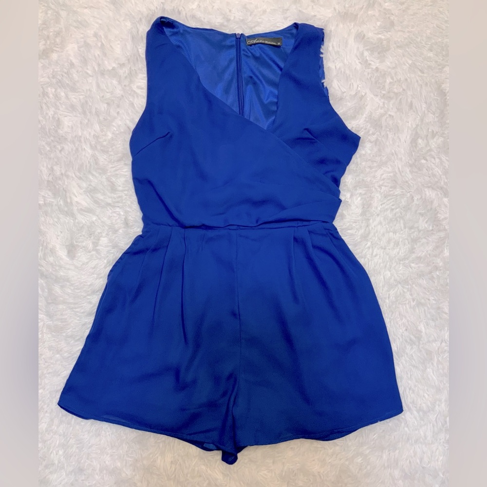 Auxo Collection Women’s Cobalt Blue Romper
